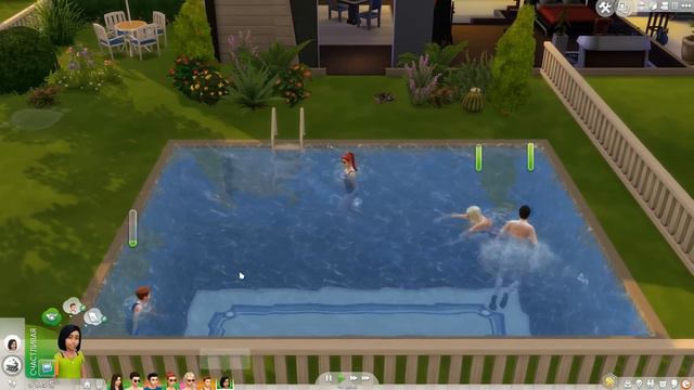 The Sims 4: #51 "Игры в бассейне" смотреть онлайн