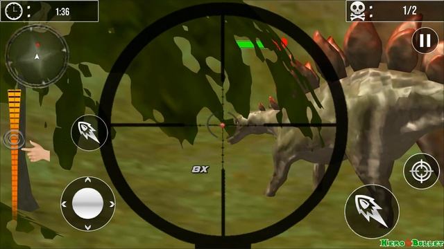 Wild Dinosaur Hunting Covert Sniper Shooting Animal Hunting Games Android Gameplay смотреть онлайн