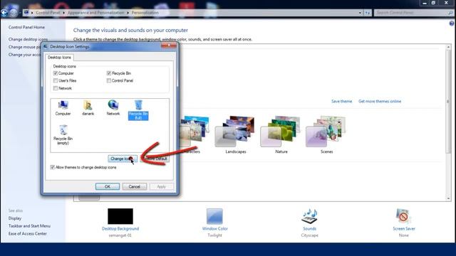 How to change Recycle Bin icon on Windows смотреть онлайн