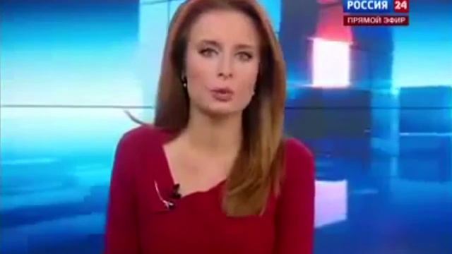 Ведущая России-24 произнесла госдура в эфире [720p] смотреть онлайн