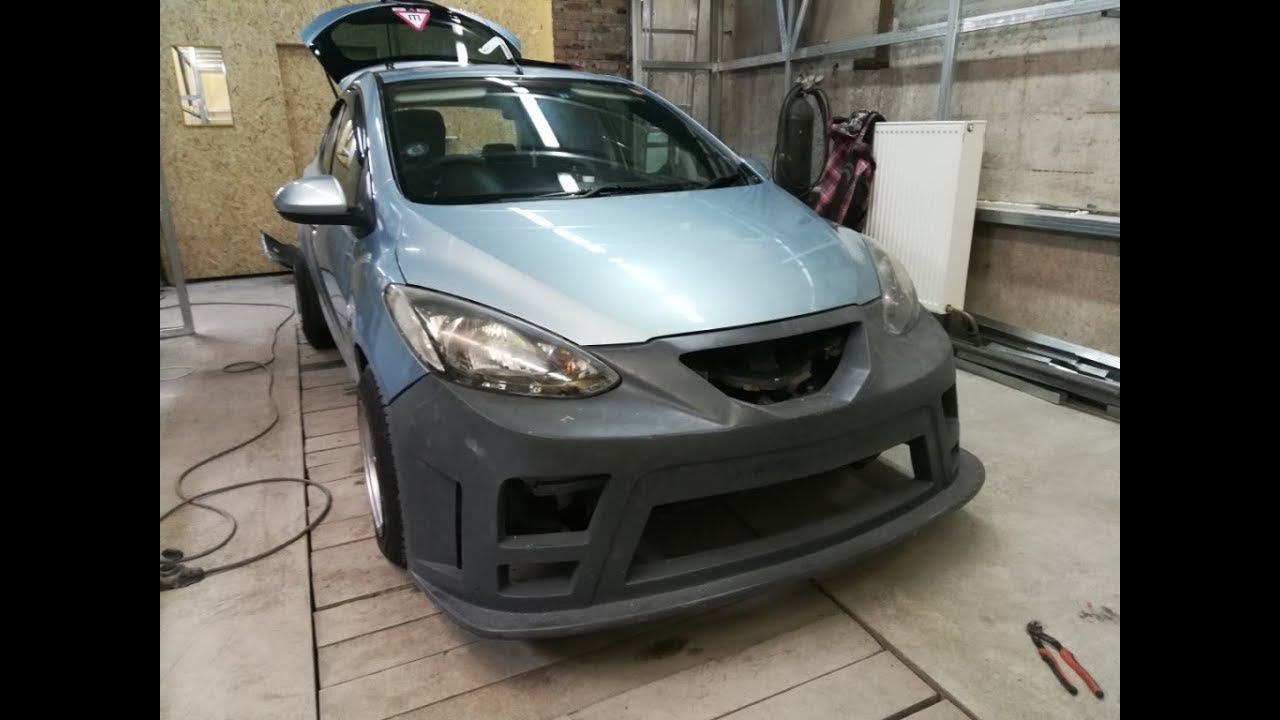 ОБВЕС Mazda Demio (часть 1) подготовка... смотреть онлайн