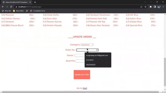 Food Ordering System in ASP.NET using ADO.NET | Visual studio | 2022 смотреть онлайн