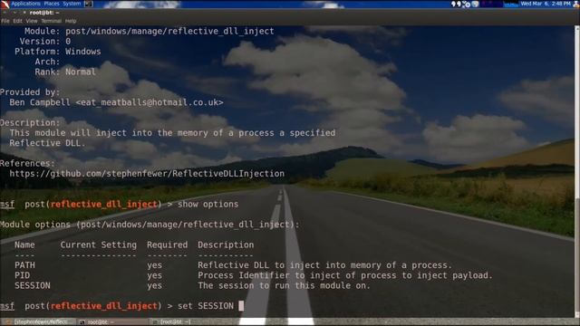 Reflective DLL Injection Metasploit Module смотреть онлайн