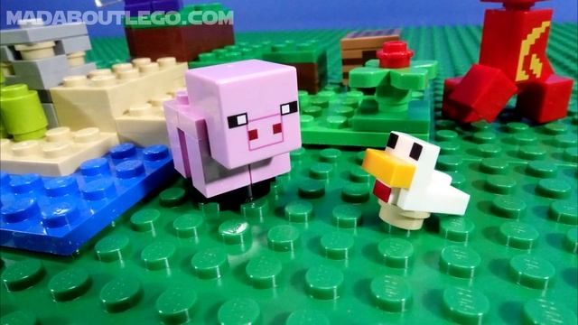 Lego Minecraft The Creeper Ambush 21177. смотреть онлайн