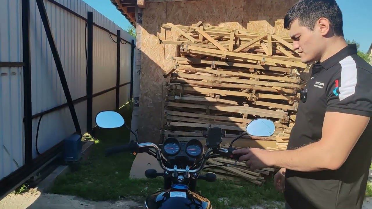 Обзор на мопед альфа Racer 125 см3. Сравнение с Минск 125 d4. Регулировка тормозов и сцепления. смотреть онлайн