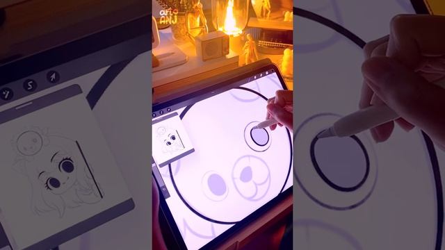 ANYA SPY x FAMILY | I’M BACK drawing! | Animated GIF смотреть онлайн