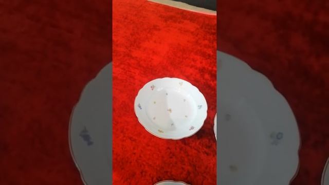 Тарелки чешский фарфор HVK VEB