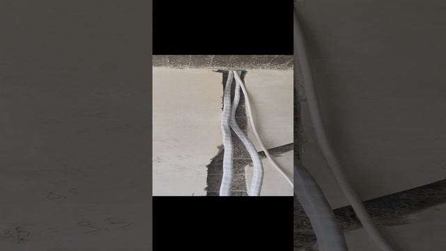 Трасса для кондиционера на 2 этажа