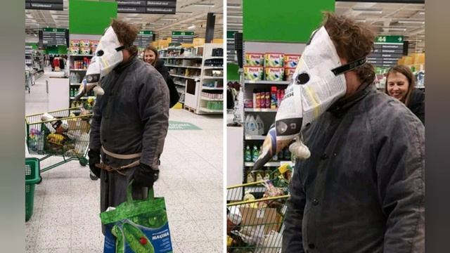 Самые креативные медицинские маски от которых ты будешь хохотать. Ты обязан это увидеть смотреть онлайн