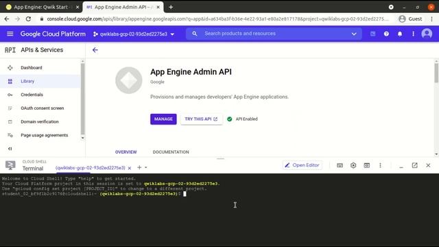 App Engine: Qwik Start - Python | Baseline: Deploy & Develop | GSP067 смотреть онлайн