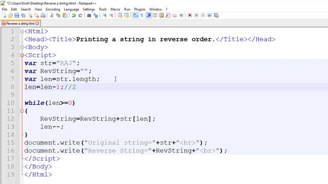 How to reverse a string in JS | reverse a string in js смотреть онлайн