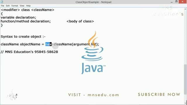 04#Java#Class#Objects#Creation#Example смотреть онлайн