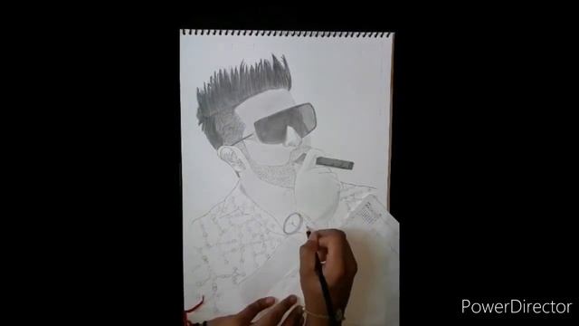 Sketch of #sahilkhan/INDIA FITNESS YOUTH ICON/Realistic Drawing/Pencil Drawing смотреть онлайн