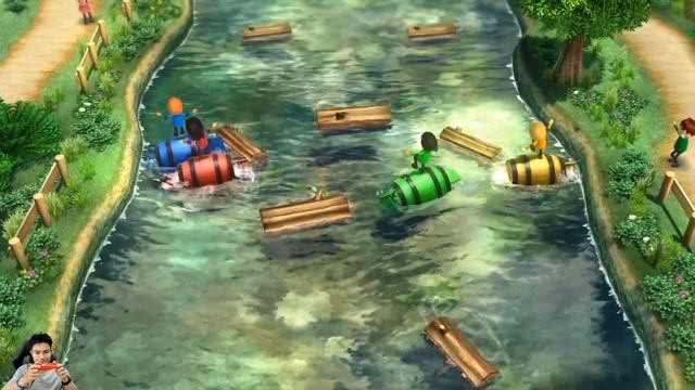 Wii Party U Minigames - Hamburger Vs Jonh Vs Bo-Jia Vs Joot (Master Difficulty) смотреть онлайн