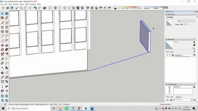How to model Empire State Building | SketchUp | Part 1 смотреть онлайн
