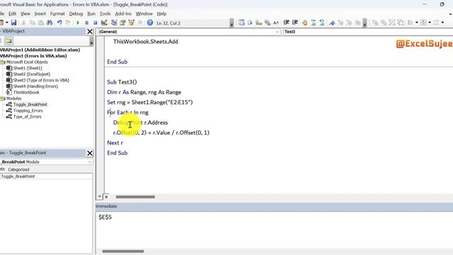 Error Handling In VBA @ExcelSujeet смотреть онлайн