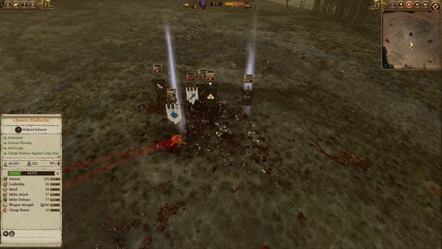 CORE UNIT: Chosen Halberds - Chaos vs High Elves // Total War: WARHAMMER II Multiplayer Battle смотреть онлайн