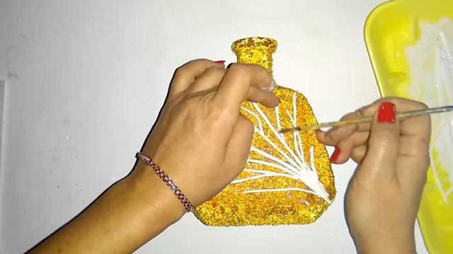 Декор бутылки денежная веточка своими руками Как декорировать украсить бутылку монетами. смотреть онлайн