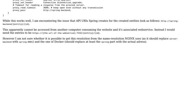 DevOps & SysAdmins: Spring API Resource URIs wrong in Docker Environment смотреть онлайн