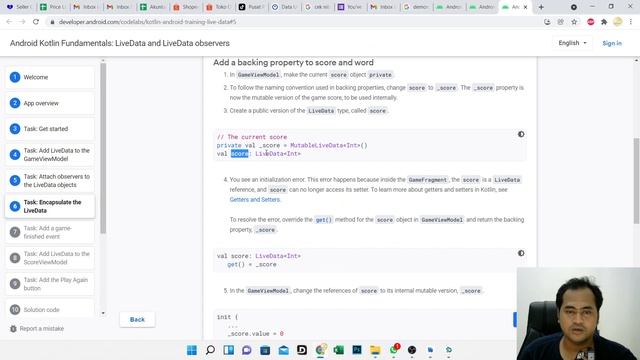 LiveData And LiveData Observers Part 1 - Android Kotlin Fundamental смотреть онлайн