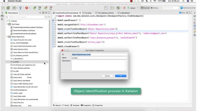 Katalon Studio 9 - Object Identification Process in Katalon Studio смотреть онлайн