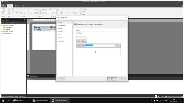 SSRS Report Builder Part 6.8 - Creating a Basic Matrix смотреть онлайн