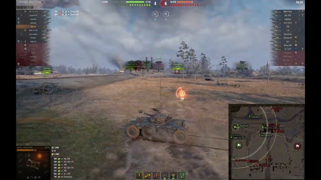 WORLD OF TANKS - EBR 90 Studzianki смотреть онлайн