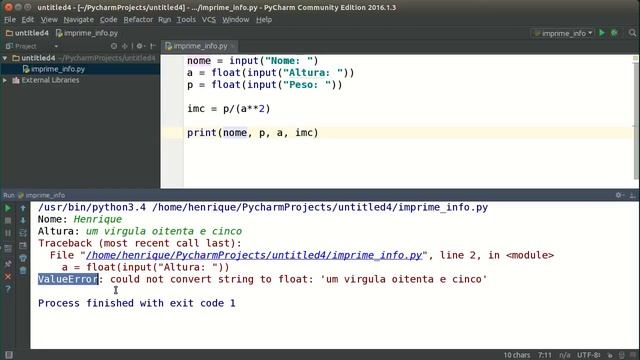 Tratamento de exceções em Python смотреть онлайн