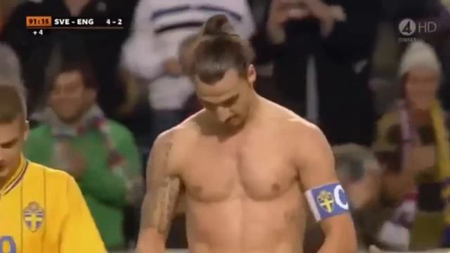 СУПЕР ГОЛ ИБРАГИМОВИЧА В ВОРОТА АНГЛИИ! смотреть онлайн