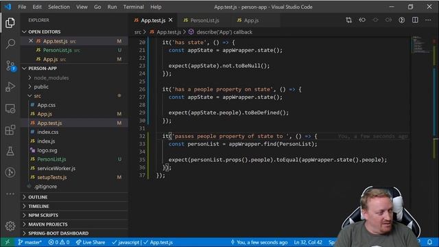 TDD Live Coding - Test Driven Development Tutorial with React, Jest, and Enzyme смотреть онлайн