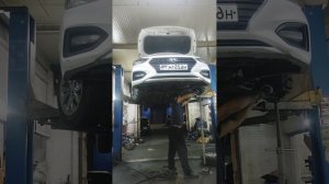 АКПП. установка. хендай Солярис.