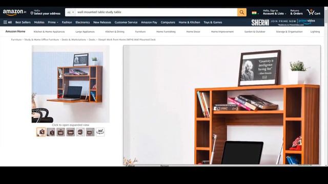 Multipurpose Foldable Table | Office Table | Laptop Table | Study Table | Wall Mounted Table |