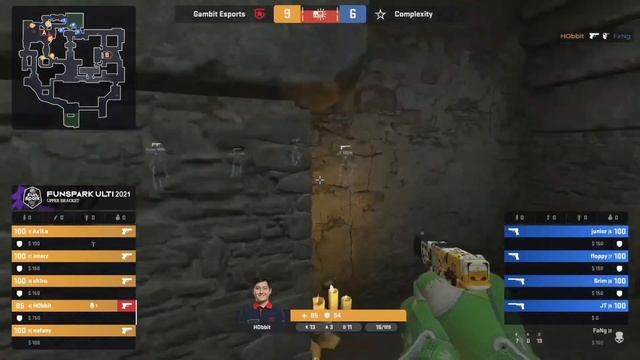 Gambit vs Complexity | Funspark ULTI 2021 Finals | Лучшие моменты | csgo смотреть онлайн