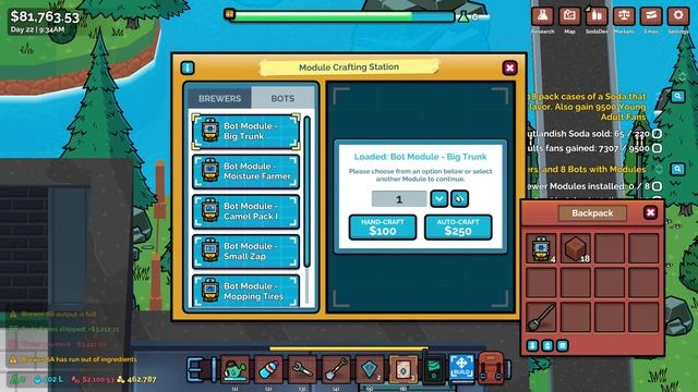 Bot Upgrades - Part 14 Soda Story Brewing Tycoon - #ScottDogGaming #SodaStory смотреть онлайн