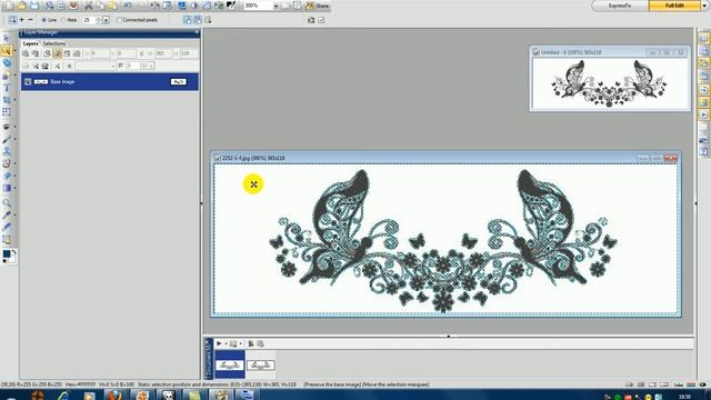 PhotoImpact X3 вырезаем сложный рисунок смотреть онлайн