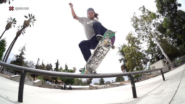 Justin Brock Half Cab Bluntslide Hacks l X Games смотреть онлайн