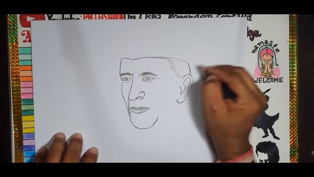 Easy Trick for Advance Sketch/Drawing -34( Nehru Ji Sketch) смотреть онлайн