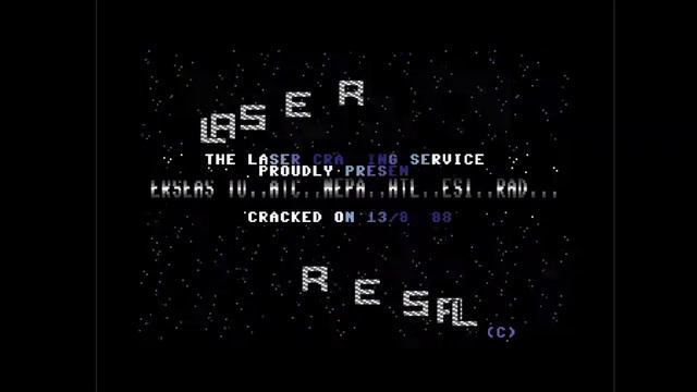 C64 Crack Intro: 1987 Laser Intro 3 смотреть онлайн