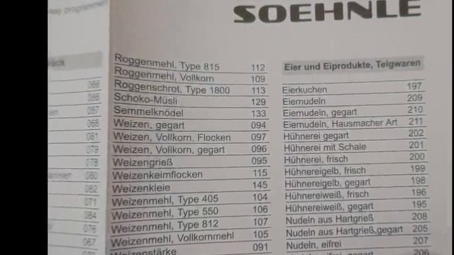 oehnle Food Control Easy, digitale Küchenwaage, Nährwert Analysewaage смотреть онлайн