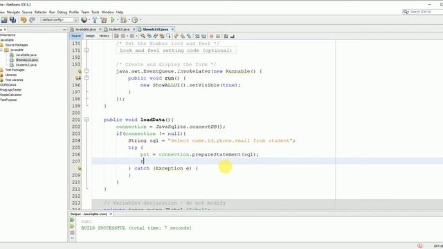 Java GUI 04: Retrieve Data from Sqlite Database and Load Data to JTable смотреть онлайн