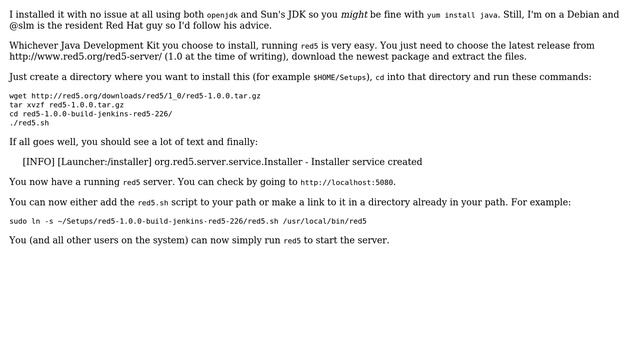 Unix & Linux: How to install red5 & Java on centos 6.4? (2 Solutions!!) смотреть онлайн