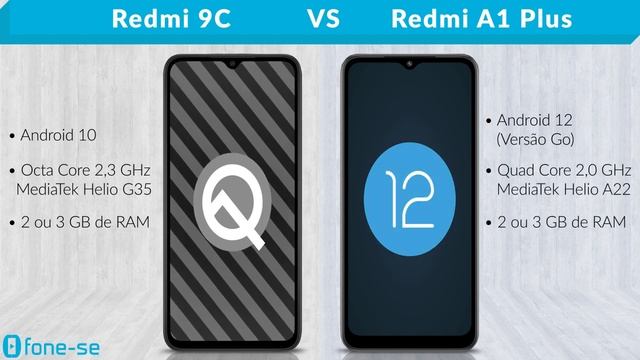 Redmi 9C vs Redmi A1 Plus (Comparativo & Preços) смотреть онлайн