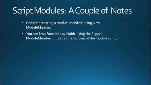 Advanced PowerShell Development