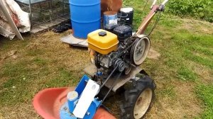 Роторная косилка КР-05 НЕВА. Как состыковать с мотоблоком. Немного про корневой полив и компост.