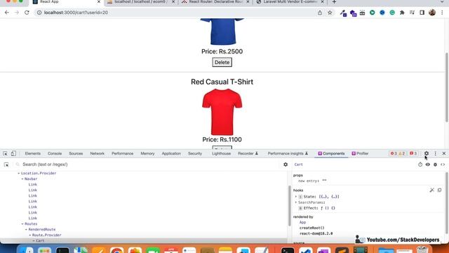 #40 React JS Tutorial with Laravel | Checkout API | Display Total Price & Cart Products with Prices смотреть онлайн