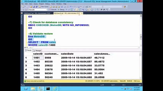 SQL Server Database Recovery Techniques 137 смотреть онлайн