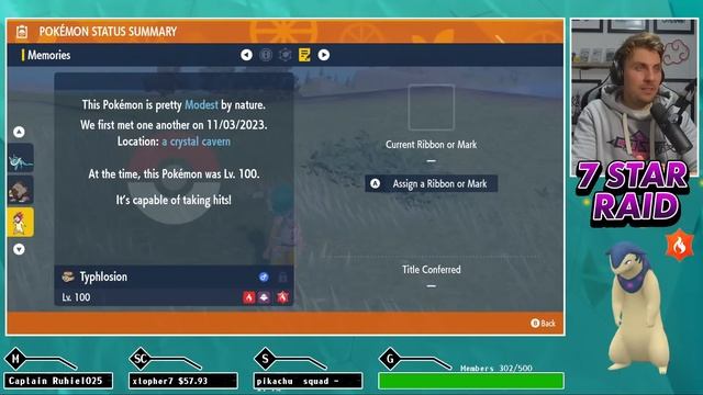 LIVE! SOLO 7 STAR HISUIAN TYPHLOSION TERA RAID EVENT in Pokemon Scarlet and Violet смотреть онлайн