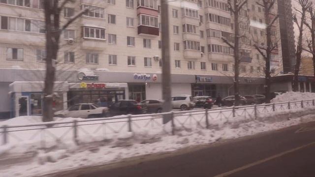 Поездка на троллейбусе Тролза-5275.03 «Оптима» № 2349 по маршруту №8 в Казани . (30.01.2022) смотреть онлайн