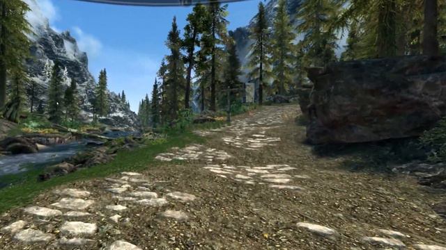 Skyrim VR | UVRE | Short Demo Of Visuals