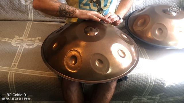 B Celtic 9 stainless steel Atom Handpan (09 06 2023) смотреть онлайн